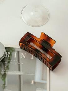 1 件女士方形时尚发夹，用于头发装饰休闲爪夹发夹发夹发夹发夹接发夹，学校用品，学院秋冬发饰，适合女士度假装扮 - 彩色 - 查看 2