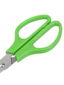 1 pieza Tijera para alimentos de acero inoxidable vegetal fuerte para cocina - Verde - Ver 3