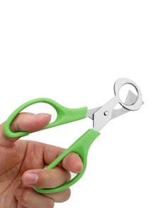 1 pieza Tijera para alimentos de acero inoxidable vegetal fuerte para cocina - Verde - Ver 1