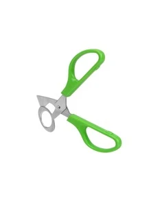 1 pieza Tijera para alimentos de acero inoxidable vegetal fuerte para cocina - Verde - Ver 6