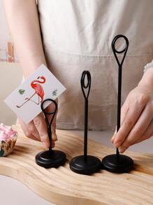 1入圓形不銹鋼黑鍍反丁香托架,適用於餐廳婚禮酒店宴會,尺寸為4吋/6吋/8吋