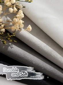 Set 4 Sarung Bantal Padat Tidak Terisi, Sarung Bantal Lempar Kain Tenun Sederhana untuk Sofa, Sofa - MultiWarna - View 6