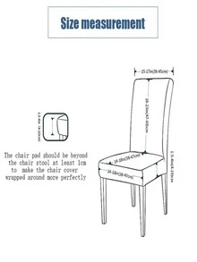 1pc Solid Color Stretchy Chair Slipcover, Navy Blue Simple Polyester Washable Chair Dust Cover, For Dining Room - Navy Blue - View 6