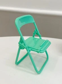 1pc Random Color Chair Design Decoration Craft, Cute ABS Cell Phone Rack For Household Best Gifts Birthday - Multicolor - View 8