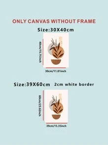 1 Chiếc Lá In Tranh Không Khung, Hiện Đại Nhiều Màu Sắc Tường Chống Thấm Nước Tranh Nghệ Thuật Trang Trí Nhà Cửa - Nhiều màu - Xem 4
