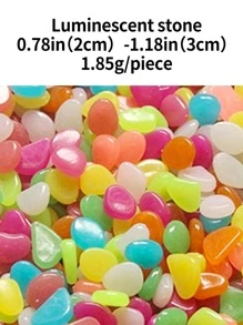 50顆夜光花園石ABS可愛花園裝飾石