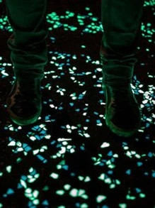 50顆夜光花園石ABS可愛花園裝飾石