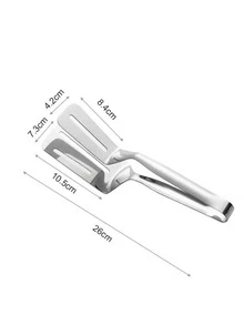 1入組不銹鋼食物鉗廚用經典燒烤食物鉗