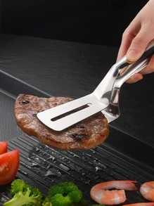 1入組不銹鋼食物鉗廚用經典燒烤食物鉗