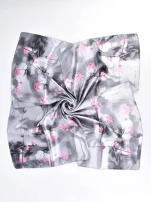 1 chiếc khăn bandana thời trang in hoa dành cho nữ, thích hợp cho cuộc sống hàng ngày, kiểu dáng thanh lịch, dùng làm băng đô cài tóc, phụ kiện đội đầu, lý tưởng để làm nổi bật vẻ ngoài của bạn trong dịp Lễ Tình nhân, khăn quàng cổ, đi biển, kỳ nghỉ, du lịch. - Xám - Xem 6
