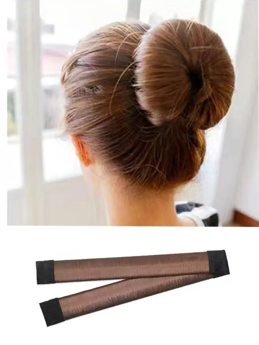 1 件装发髻制作器法式扭发卷发按扣，适合女孩和儿童