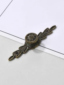 2pcs/set Zinc Alloy Drawer Pull, Vintage Drawer Handle For Home - Bronze - View 4