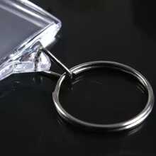 5pcs Women Acrylic Photo Frame Charm Creative Keychain For Gifts, Wallets, School Bags, Backpacks, And Satchels Casual Car Accessories Bag Charm Cute Goth Y2k