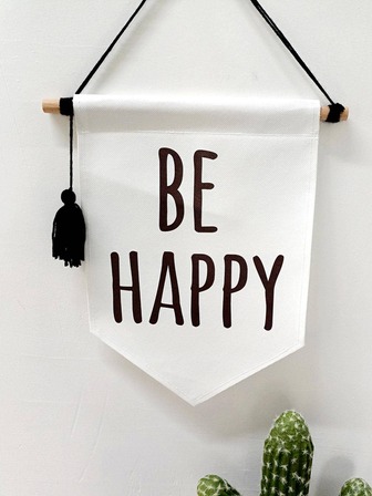 1 st alfabet grafisk tofs dekorativ hängande prydnad, heminredningsidéer heminredning