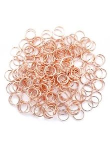 1pack Fashion Iron Round DIY Accessory For Women For DIY Jewelry Making - Rose Gold - View 2