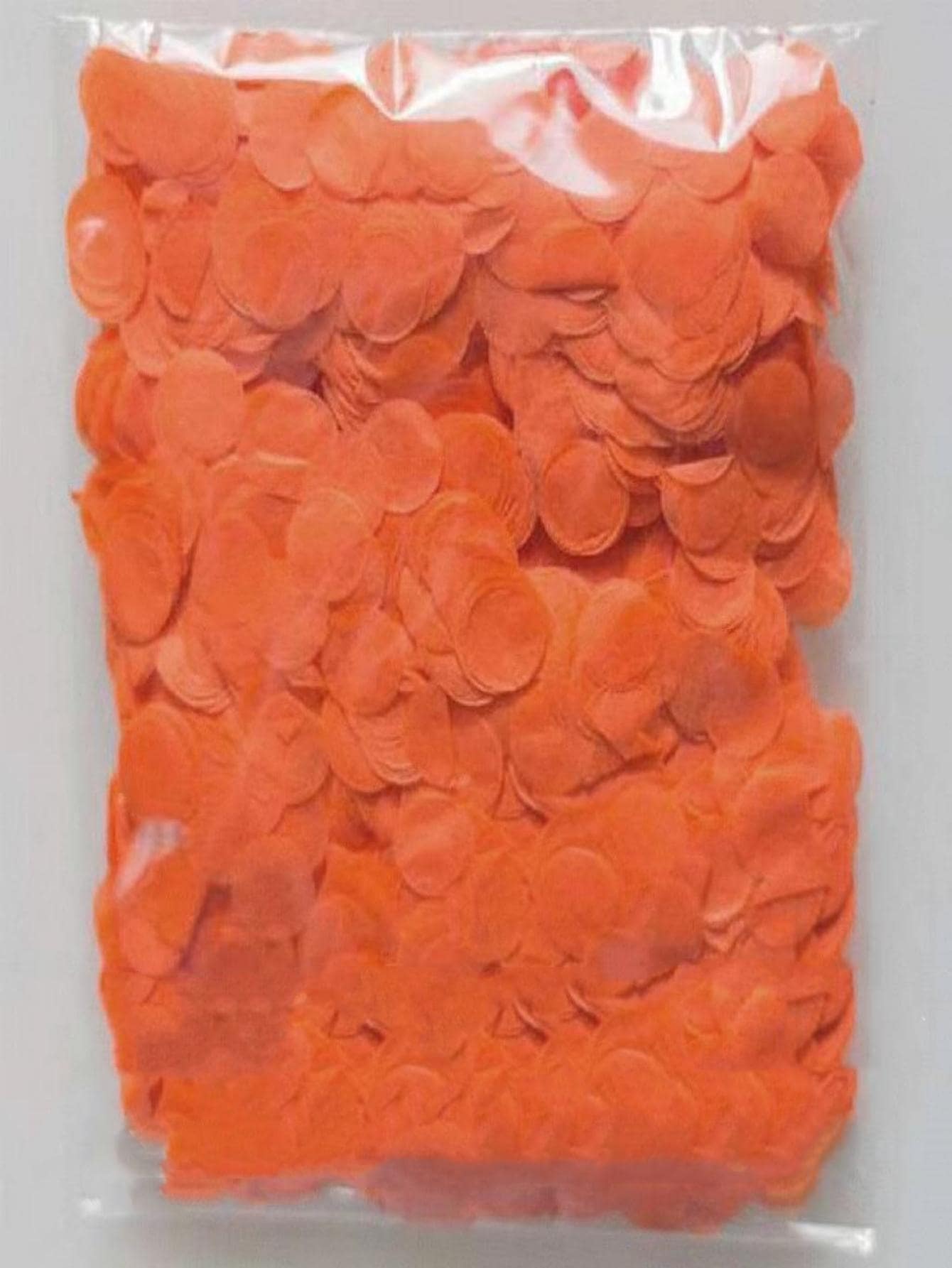 1包素色五彩紙屑現代紙質橙色紙巾紙屑適合派對佈置 - 橘色 - 查看 1