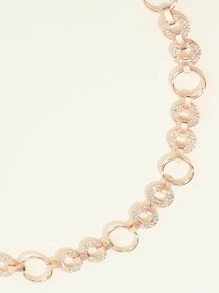 1件装女士派对镂空波浪图案圆形腰带，收腰设计，适合夏季休闲穿着，圣诞节送给朋友的礼物，夏季、秋季、上学、万圣节 - 玫紅色 - 查看 3