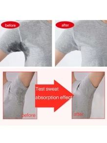 10 Cái/bộ Đồng Màu Thấm Mồ Hôi Miếng Dán Tối Giản Vải Không Dệt Thấm Mồ Hôi Miếng Dán Cho Gia Đình - trắng - Xem 4