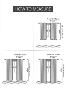 2入組/套花卉圖案窗簾適用於臥室和客廳現代滌綸窗簾 - 彩色 - 查看 3