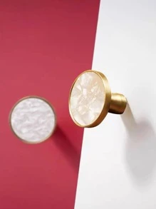 1 pieza aleación de zinc Cajón creativo redondo Perilla del cajón - Multicolor - Ver 4