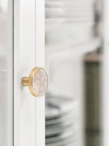 1 pieza aleación de zinc Cajón creativo redondo Perilla del cajón - Multicolor - Ver 5