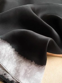 1pc Women Flower Pattern Sun Protection Fashionable Scarf For Vacation - Multicolor - View 2