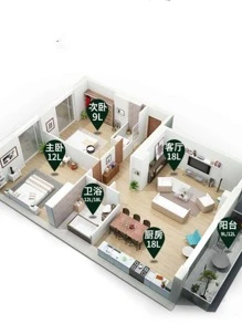 1pc Iron Mesh Trash Can, Minimalist Large Capacity Metal Garbage Basket For Household - Black - View 2