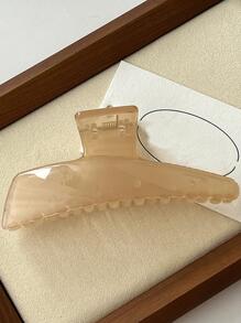 4入組女性幾何造型時尚髮夾，適用於髮飾穿搭