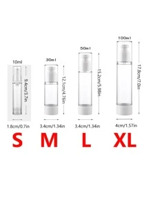 1pc Clear Lotion Dispenser Bottle - Clear - View 5