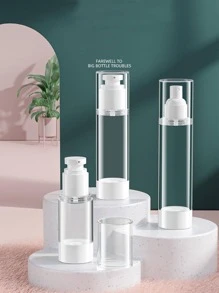 1pc Clear Lotion Dispenser Bottle - Clear - View 3