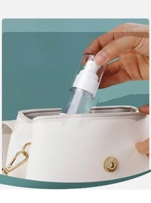 1pc Clear Lotion Dispenser Bottle - Clear - View 4