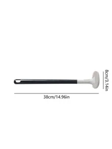 1pc PP Toilet Cleaning Brush, Modern Two Tone Wall Mounted Toilet Brush For Bathroom - Multicolor - View 3