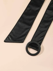 1 条女士皮带扣，结饰，简约时尚设计，适合连衣裙和细腰，无孔和延长版可选