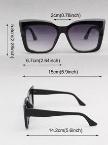 1副女性貓眼框架時尚太陽眼鏡適合夏天