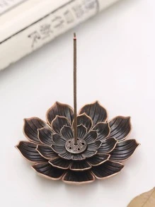 1 Miếng Hoa sen Hương đốt Đối với Nhà  , Yoga , Thiền - Đồng - Xem 5