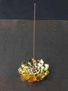 1入組蓮花香燭臺,適用於家庭、室內靜香、芳香治療、瑜珈、冥想