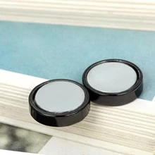 1 Đôi Thời Trang Tối Giản Bông Tai Nam Châm Dành Cho Nam Nữ Trang Trí Hàng Ngày, Trang Sức Inox - màu đen - Xem 4