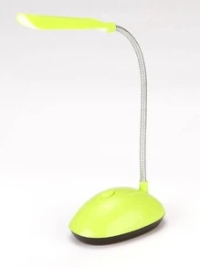 1 pieza Lámpara de escritorio LED lectura escritorio moderno de plástico portátil para casa - Blanco - Ver 1