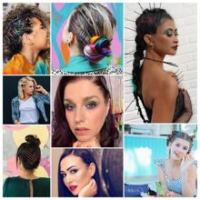 50pcs Women Random Solid Casual Bobby Pin For Daily Life - Multicolor - View 5