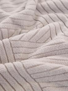 1pc Solid Color Light Grey Sofa Cover Without Filler, Modern Polyester Stretchy Sofa Slipcover For Household - Light Grey - View 2