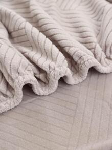 1pc Solid Color Light Grey Sofa Cover Without Filler, Modern Polyester Stretchy Sofa Slipcover For Household - Light Grey - View 5