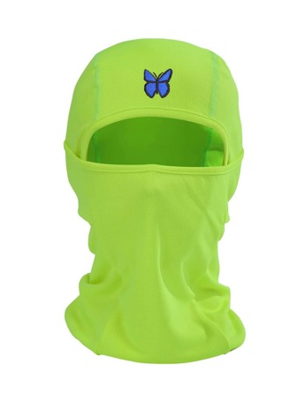 1pc Butterfly Printing Ski Mask Balaclava Full Face Mask for Men Women Windproof Balaclava Sun Protection Breathable Face Cover