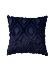 1 Màu Xanh Navy Đệm Không Chất Độn, Polyester Hiện Đại Trang Trí Ném Gối Cho Phòng Khách, Trang Trí Nhà Cửa - Màu xanh hải quân - Xem 4