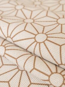 1pc Floral Pattern Tassel Decor Sofa Towel, Modern Polyester Anti-slip Towel Cover For Home - Multicolor - View 3