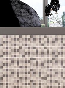 20pcs/set PVC Wall Panel, Modern Water Resistant Oilproof Self Adhesive Wall Covering For Kitchen - Camel - View 3