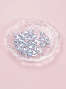 30入組/套玻璃蝴蝶形狀釘珠DIY首飾製作 - 藍色 - 查看 2