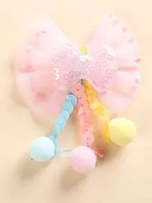 10 件女士蝴蝶结和花朵发夹（无包装卡）情人节爪夹发夹发夹，学校用品，优雅，学院，度假装女士，蝴蝶结，可爱 - 彩色 - 查看 3