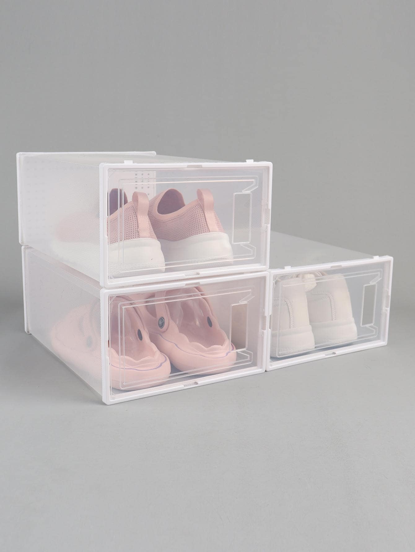 3 transparente Zapatos PVC transparente unisex Accesorios para Zapatos - transparente - Ver 1