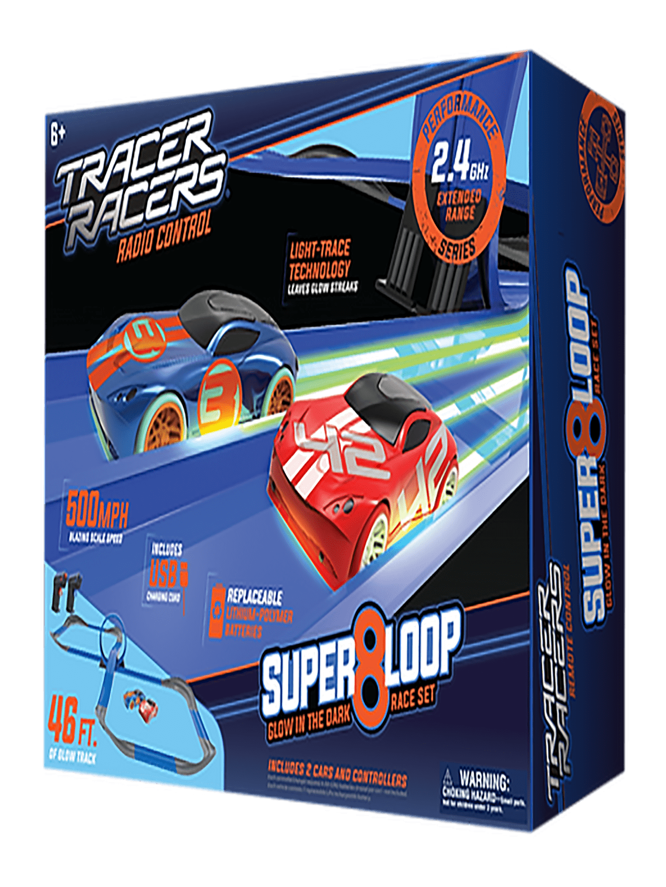Electric Racing Tracks,Remote Control Slot Car Race Track Set Glowin