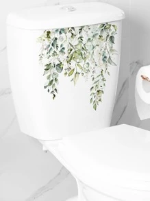1 PC Hoạt Hình Họa Tiết Lá Nắp Bồn Cầu Decal Dễ Thương Nhựa PVC Tự Dính Closestool Miếng Dán Cho Phòng Tắm - Nhiều màu - Xem 5
